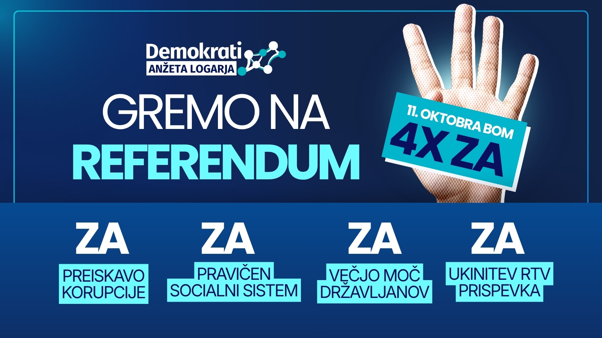 4× ZA pravično Slovenijo.